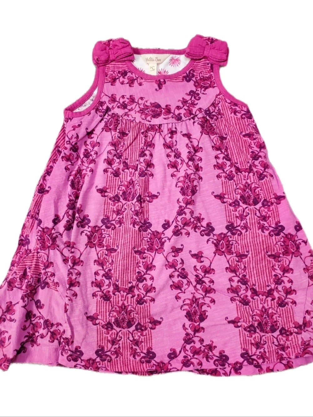 Matilda Jane Pink Floral Sleeveless Swing Dress